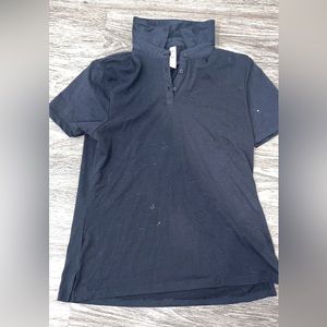 Medium Black, Small White kyogan golf polo